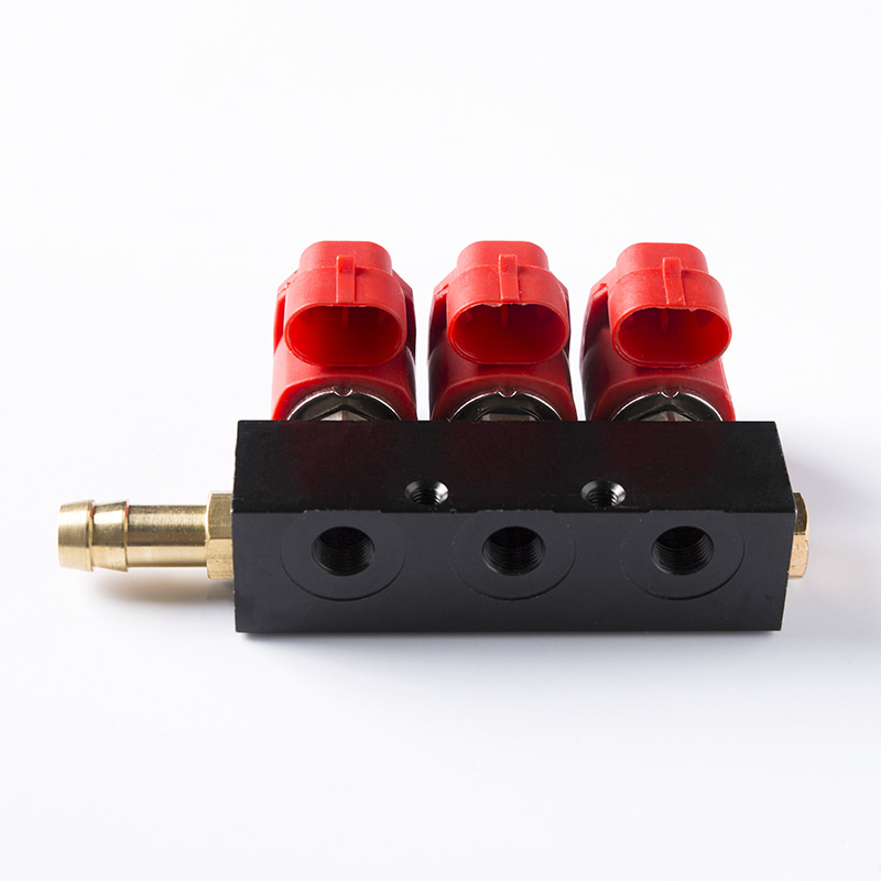 RED COIL 3OHMS 3 أسطوانات CNG / LPG حاقن