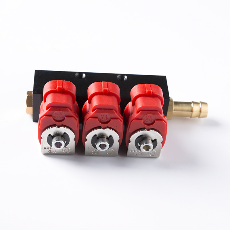 RED COIL 3OHMS 3 أسطوانات CNG / LPG حاقن